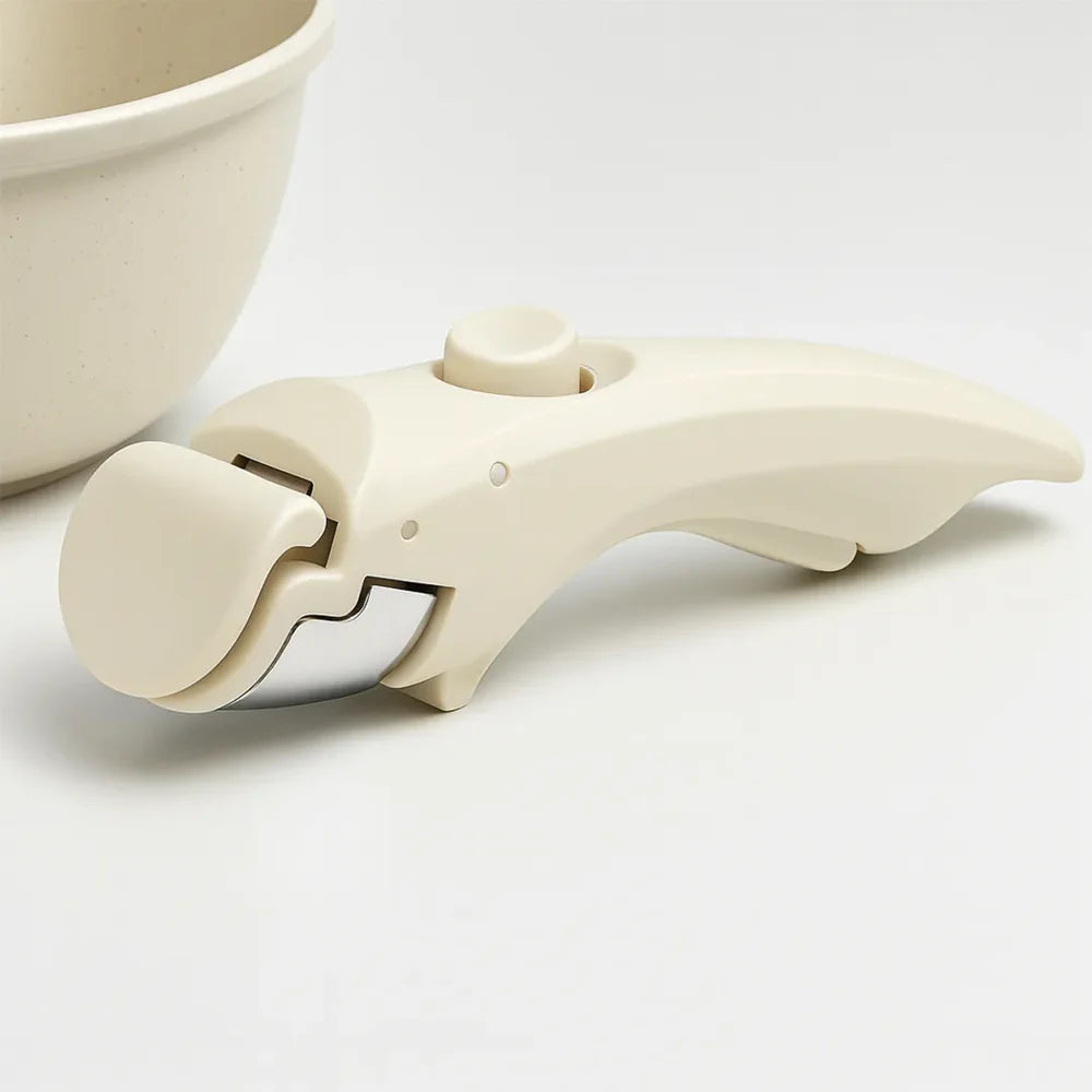 Juego de 3 Ollas y Sartenes Antiahderente Mango Extraible