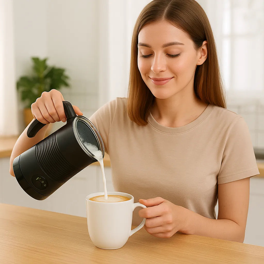 Espumador de Leche Eléctrico 4 en 1  Automático