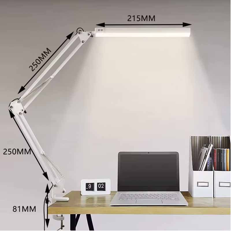 Lampara Articulable para Escritorio de 10w con 3 Modos