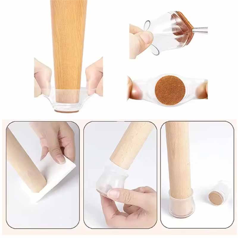 Pack de 16 Protectores de Silicona para Sillas Milhome