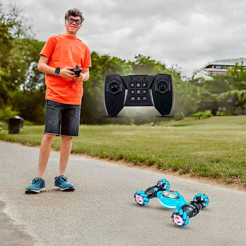 Auto Acrobático con Inducción de Gestos con Luces Led