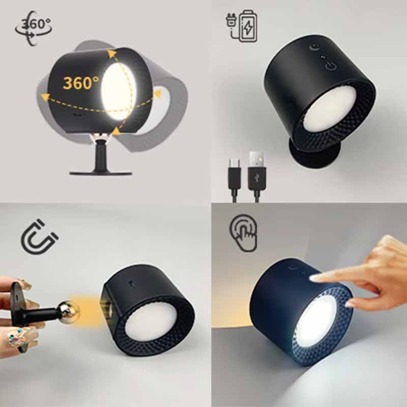 Lampara Circular Magnetica Doble  360 Grados