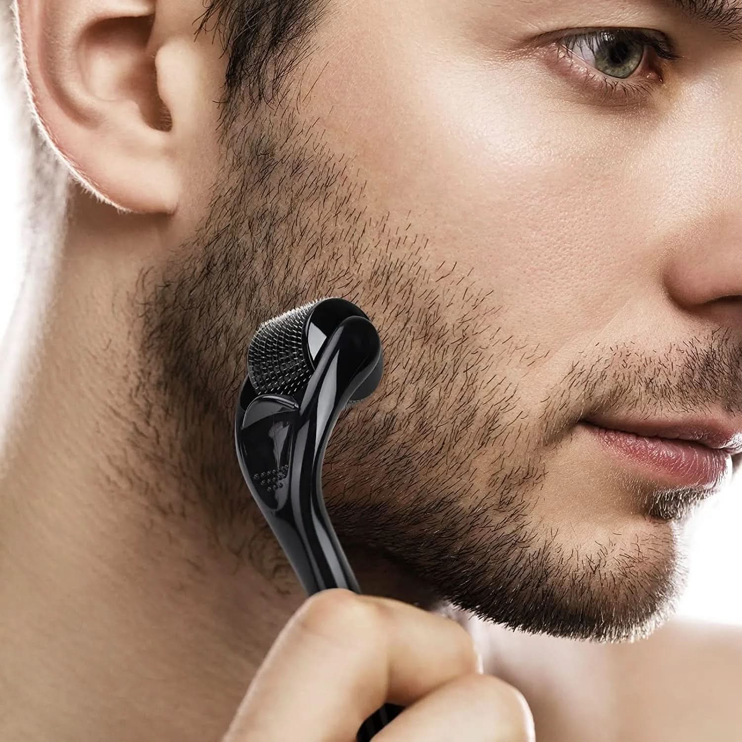 Rodillo Derma Roller para Crecimiento de Barba