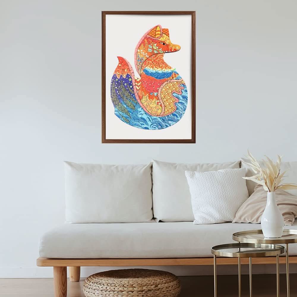 Puzzle de Madera de 200 Piezas Diseño Zorro