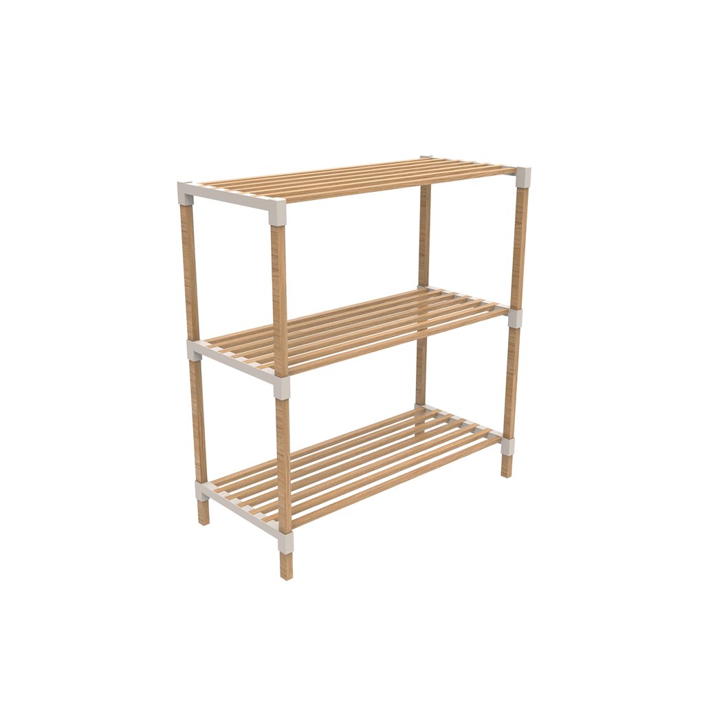 Estanteria Organizador de 3 Niveles3 Niveles 78x65x3