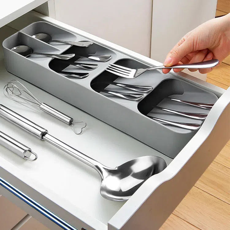 Cubiertero Organizador de Cubiertos para Cajón