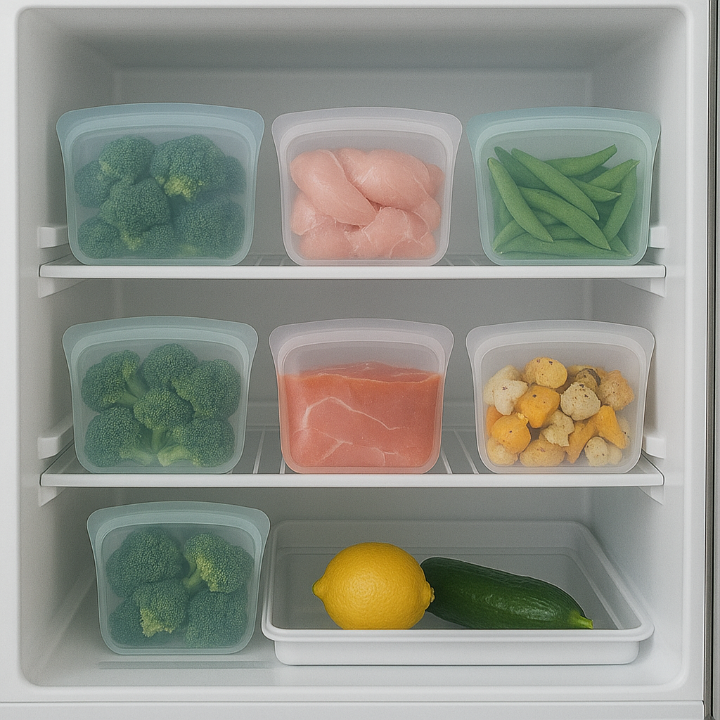 Bolsas Gruesas Reutilizable de Silicona Milhome