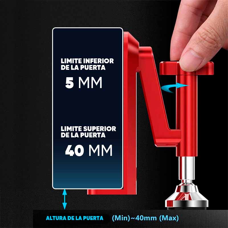 Tranca de Puerta Antirrobo con Alarma