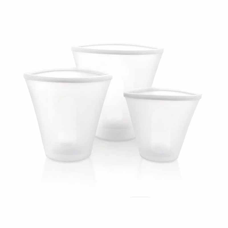 Bolsas Gruesas Reutilizable de Silicona Milhome