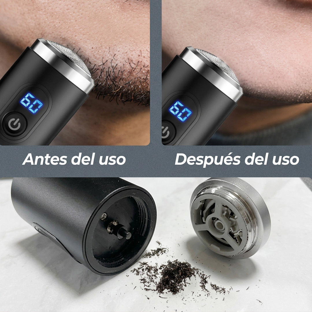 Mini Afeitadora a Bateria para Viaje