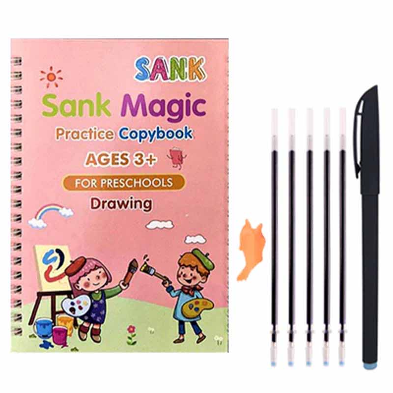 Set de 4 Libros Didacticos de Escritura Reutilizable