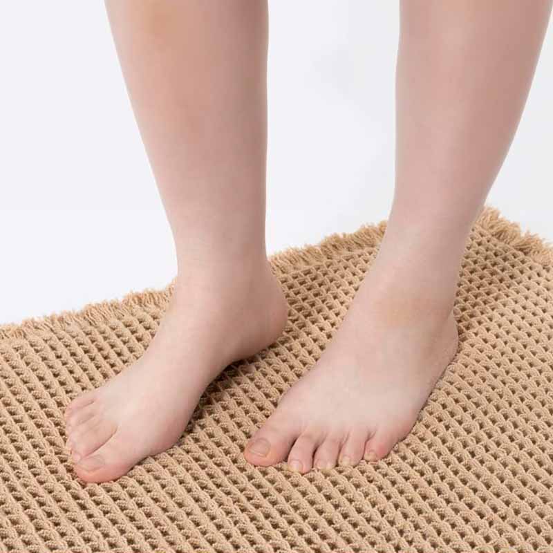 Alfombra de Baño con Diseño Gofre Super Absorbente