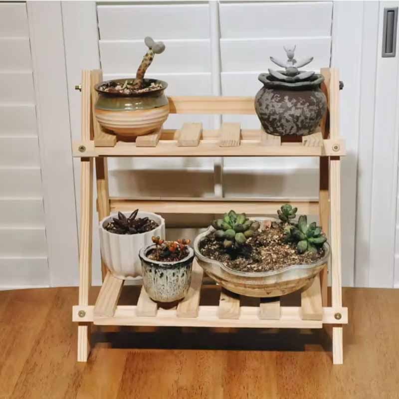 Estanteria de Madera 2 Niveles para Escritorio