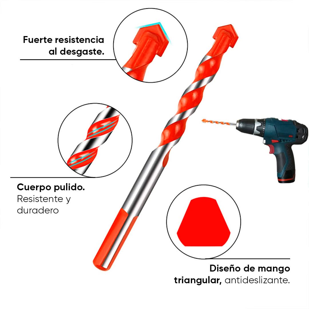 Set de 5 Brocas Multimaterial ProDrill Leisel