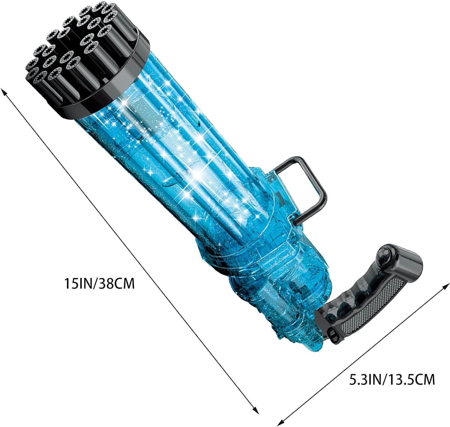 Pistola Burbujero con 21 Disparadores y Luces