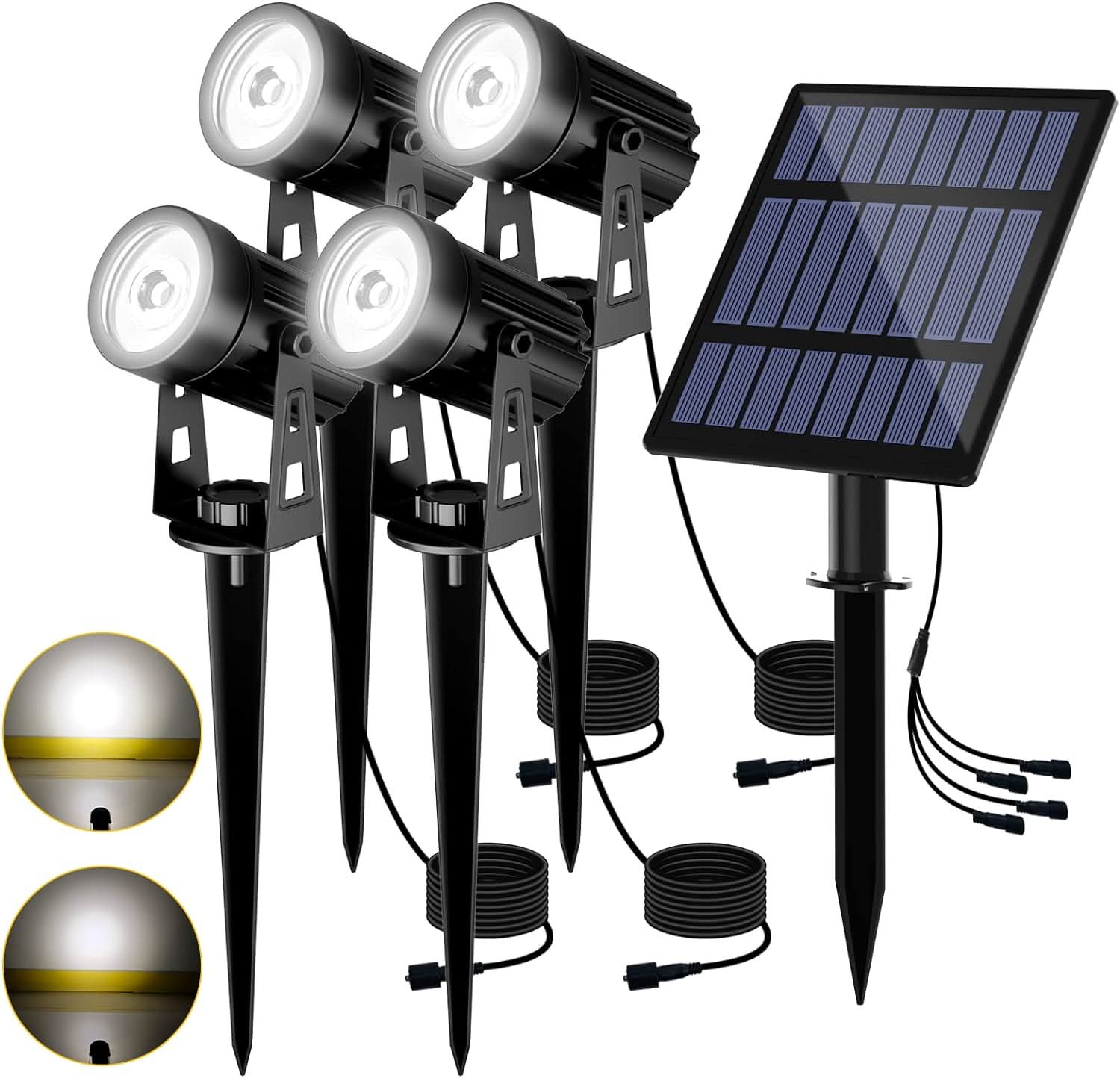Pack de 4 Luz Led Solar T-SUN 280 Lumenes Ip65