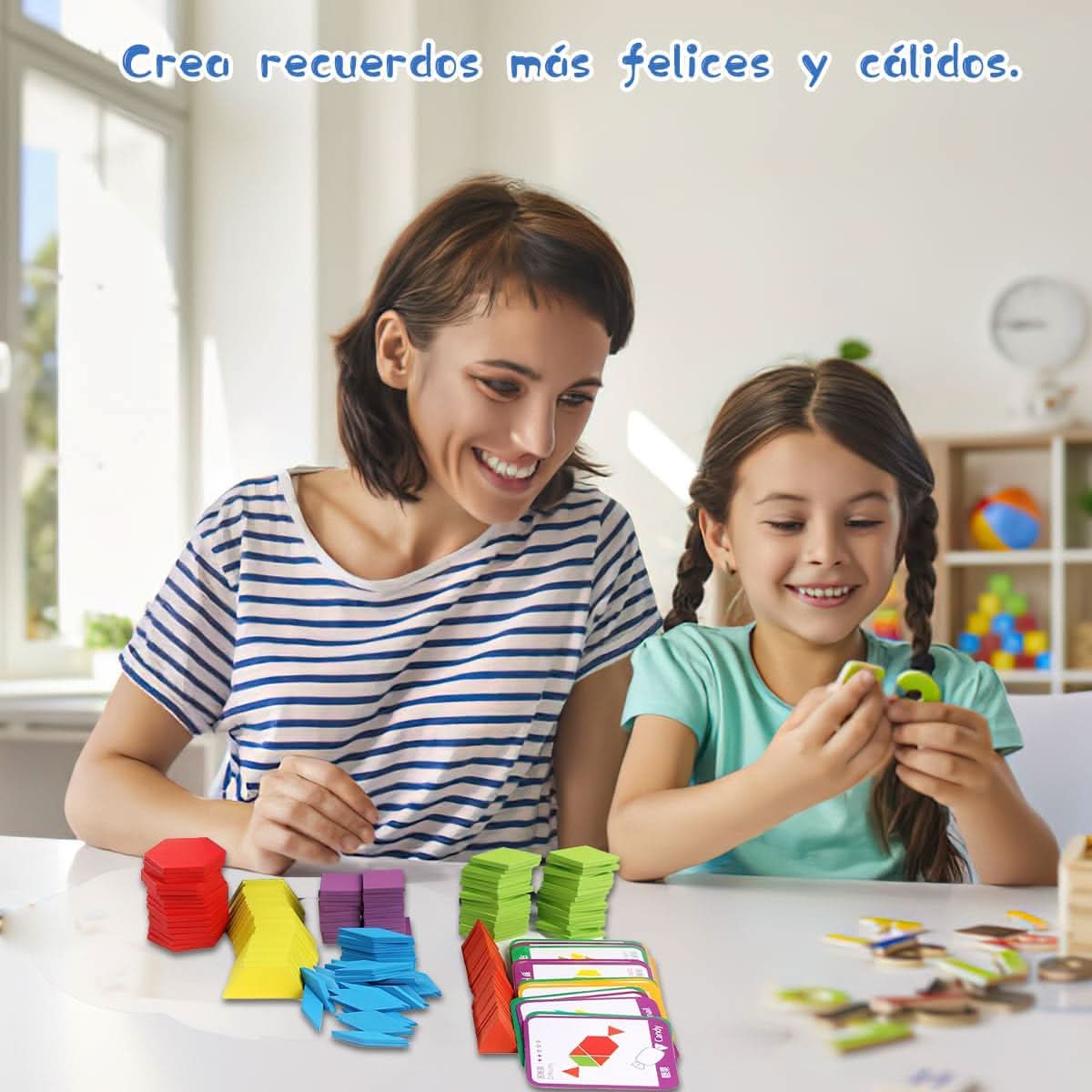 Juego Tangram de Patrones 155 Piezas