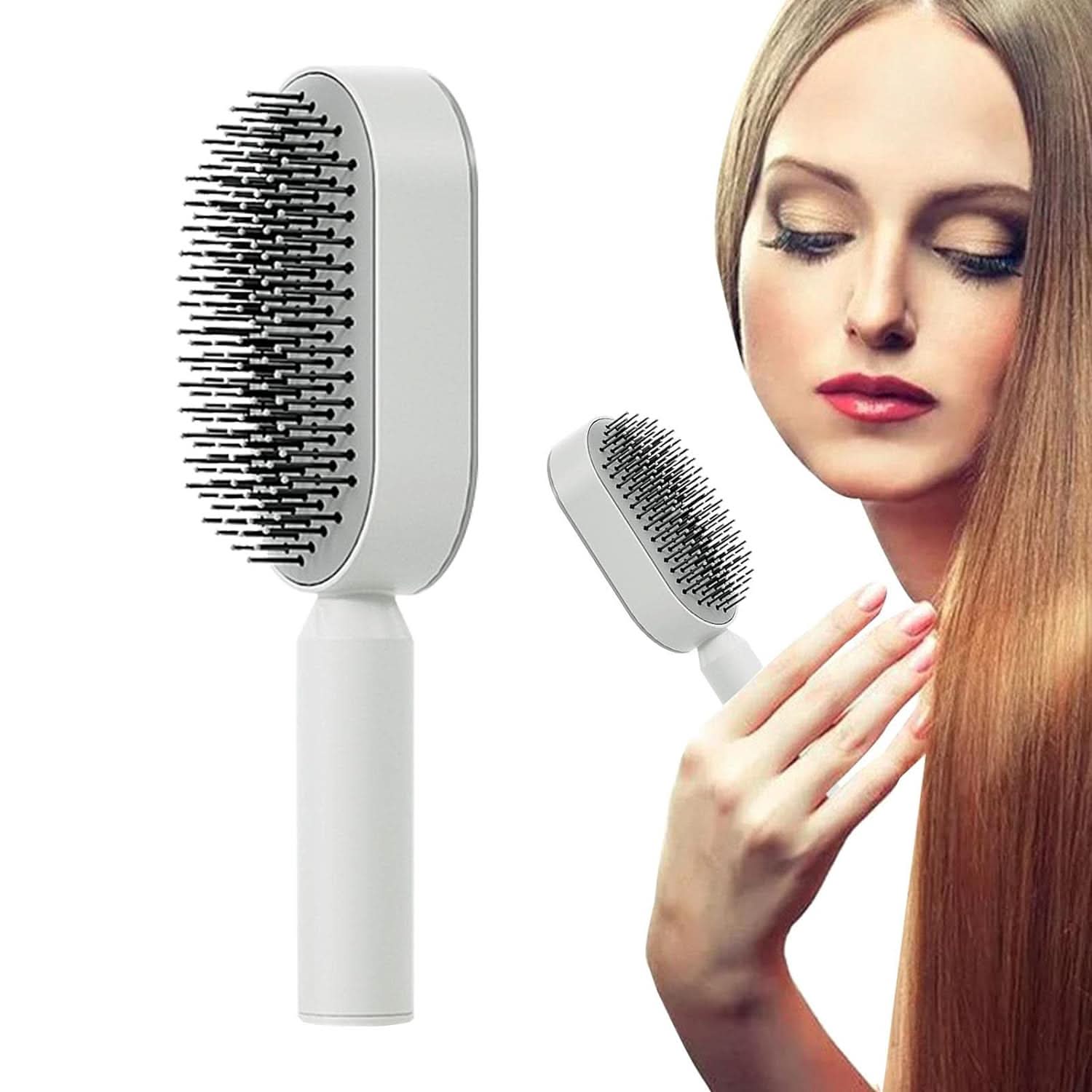 Cepillo de Pelo Autolimpiante