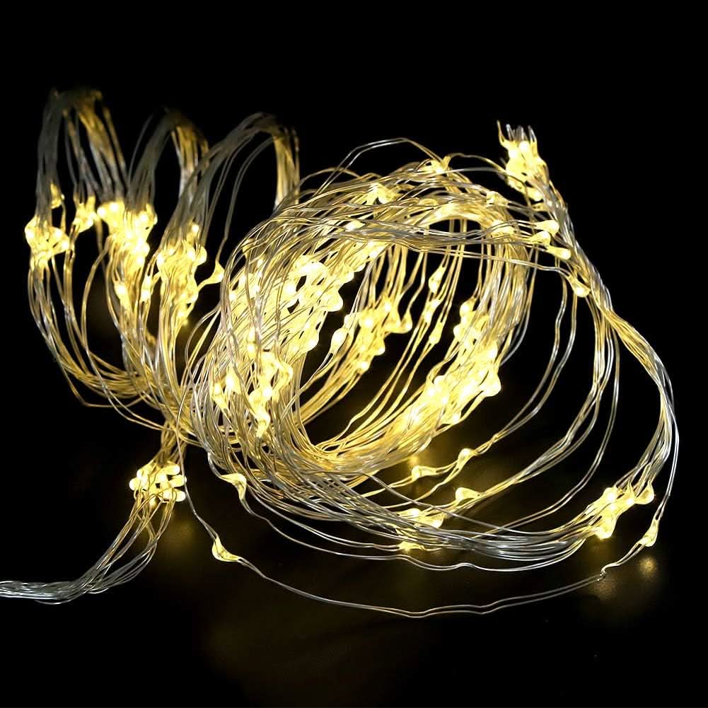Guia de 100 Luces Firefly de Navidad 12m Led Calidas