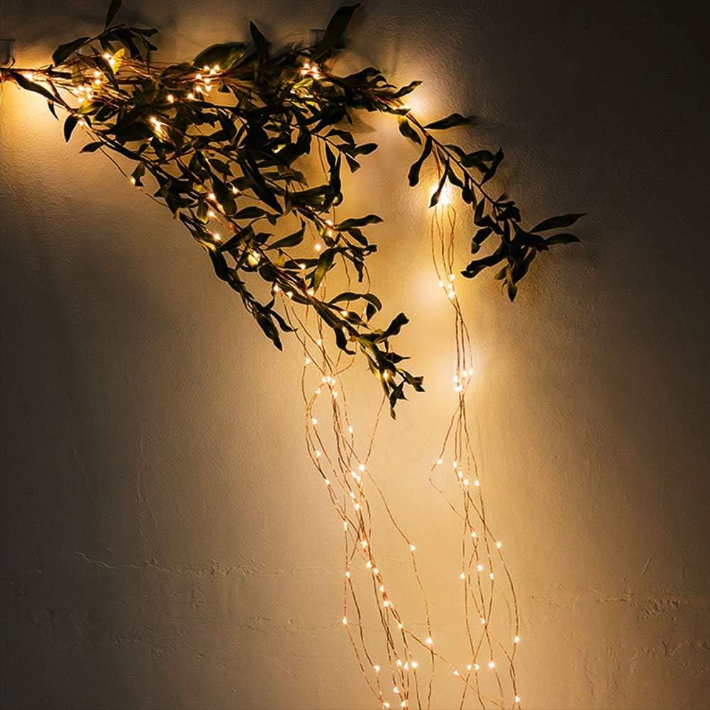 Guia de 100 Luces Firefly de Navidad 12m Led Calidas