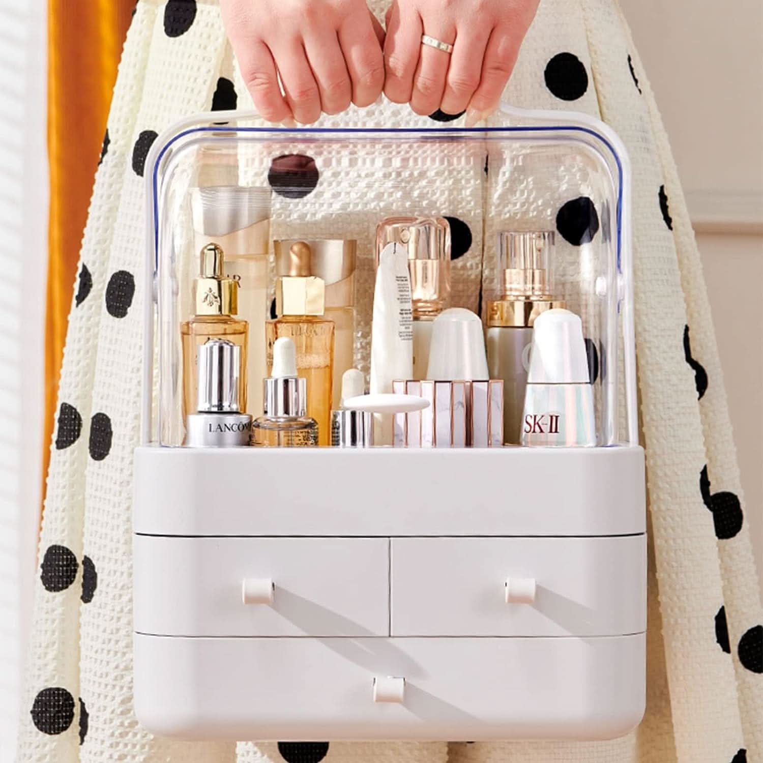 Organizador de Maquillaje con 3 Cajones Gran Capacidad
