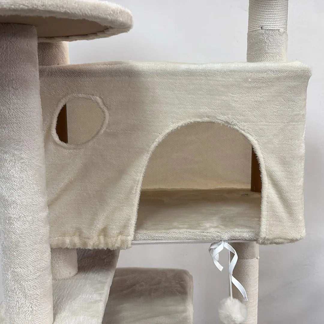 Torre de Actividades para Gatos con Postes Rascadores