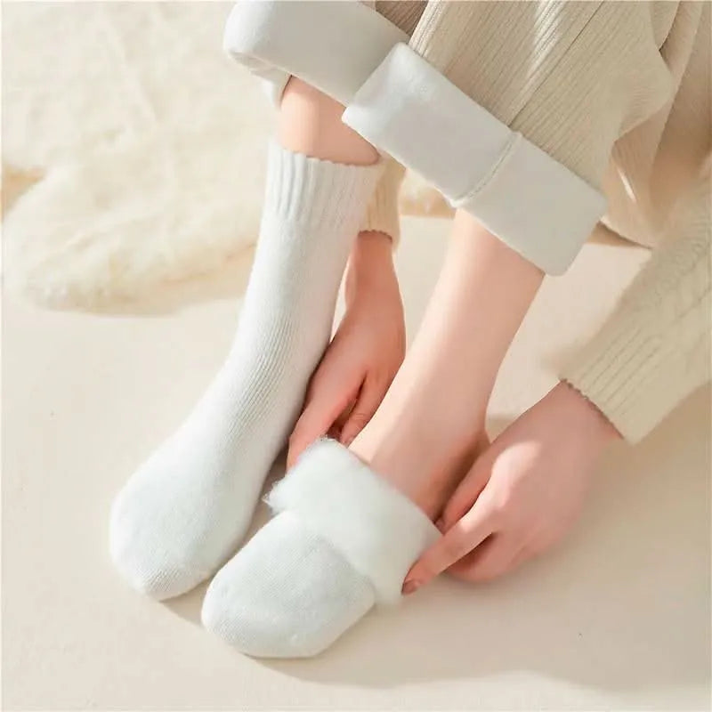 Pack de 3 Pares de Calcetines Termicos de Felpa Super Suaves