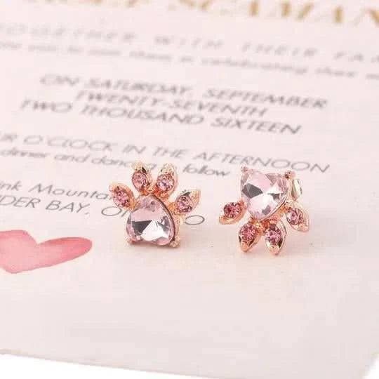 Set Catpaw en Plata 925 Gold Rose - Mil Genial Uruguay