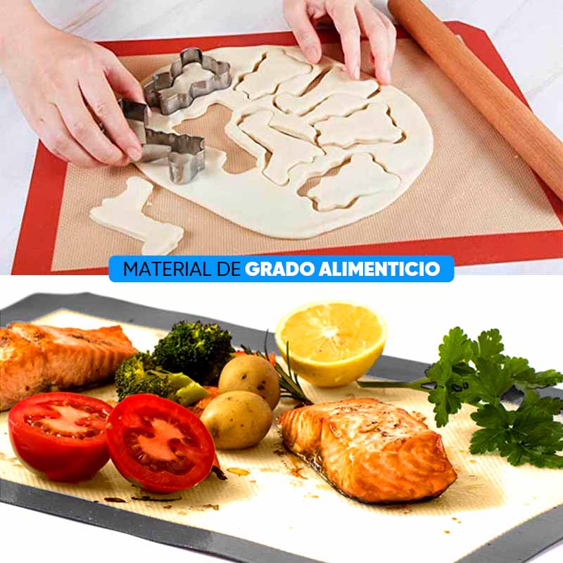 Alfombrilla Reutilizable Milhome Antiadherente 30x20cm