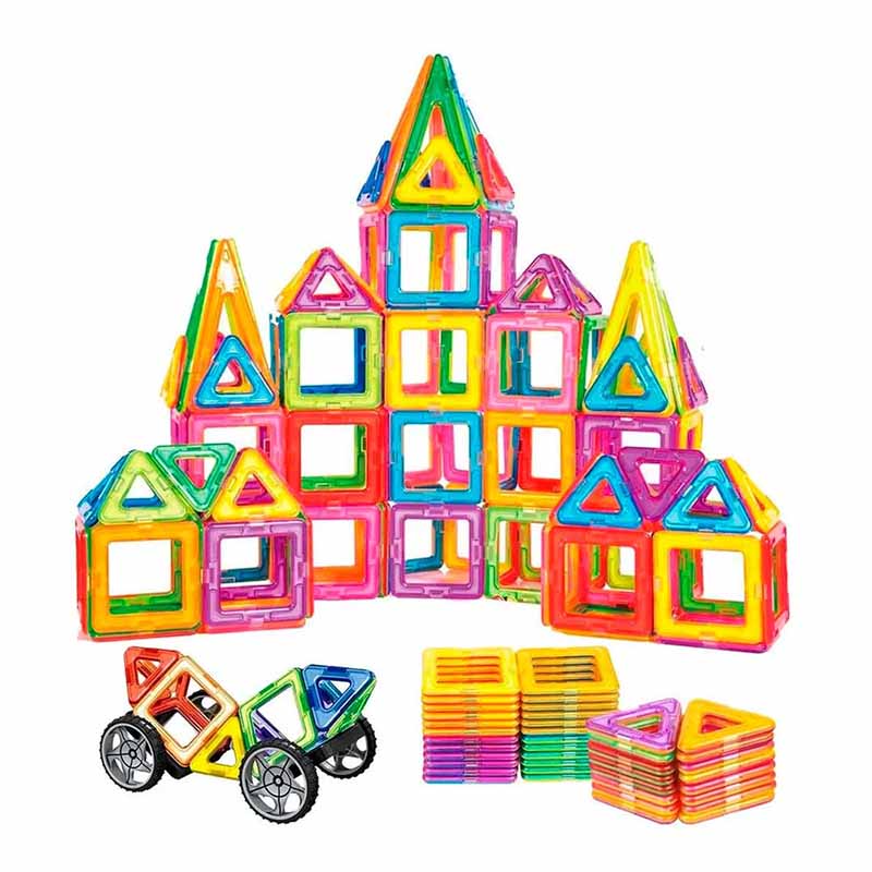 Juego de Bloques de Construcción Magnéticos para Niños