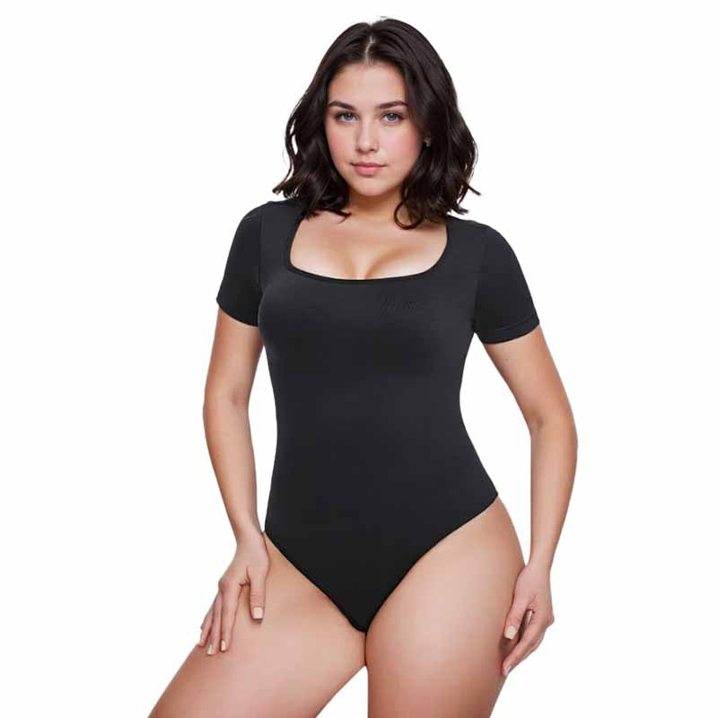 Body con Mangas Moldeador Elástizado