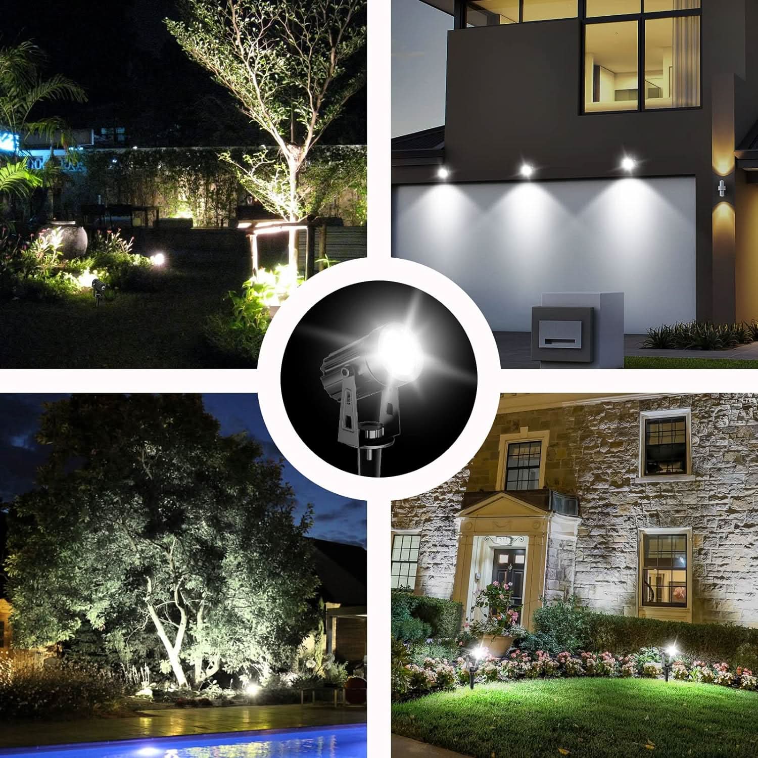 Pack de 4 Luz Led Solar T-SUN 280 Lumenes Ip65