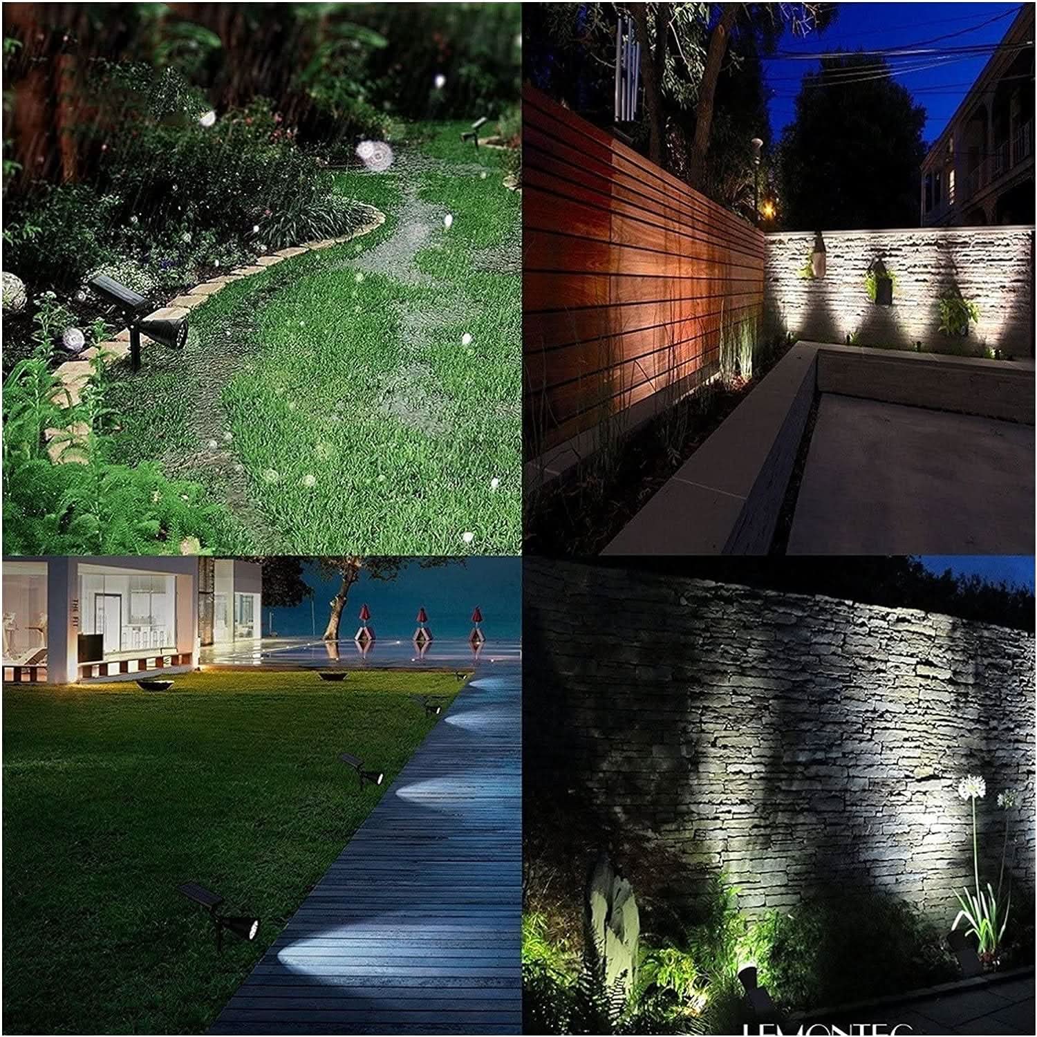 Luz Solar para Jardin Estaca con panel Solar