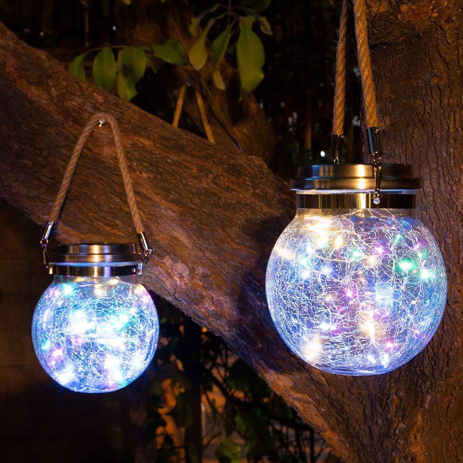 Foco Colgante Solar con Luces Led para Jardín