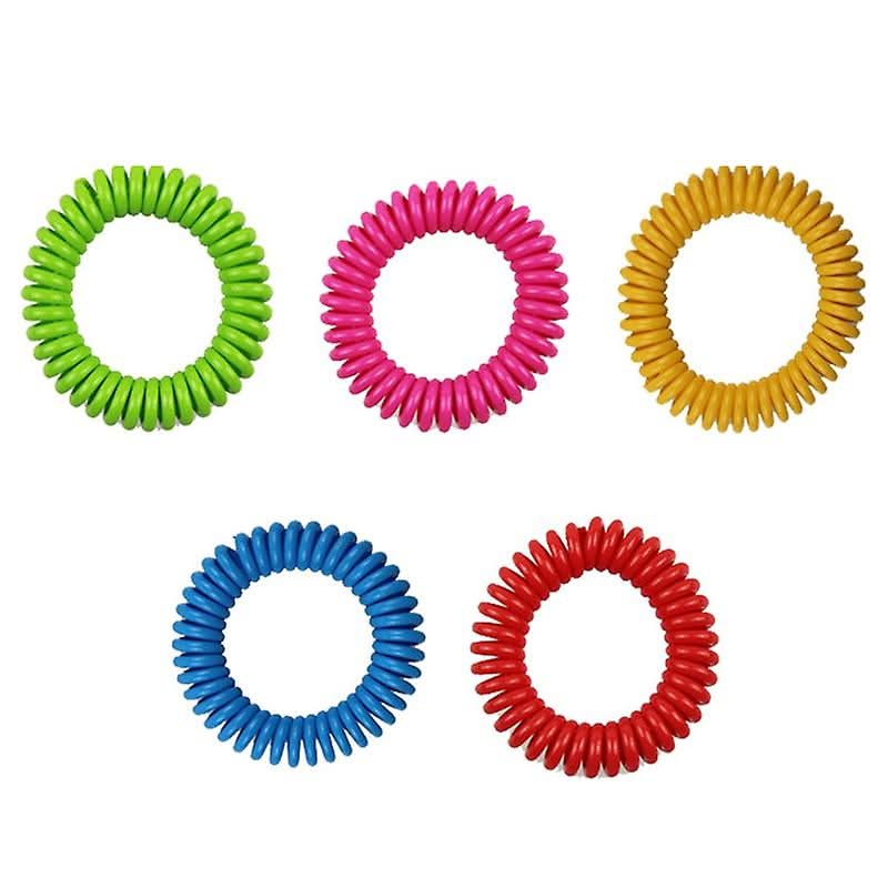 Pack de 5 Pulseras Repelentes Contra Insectos