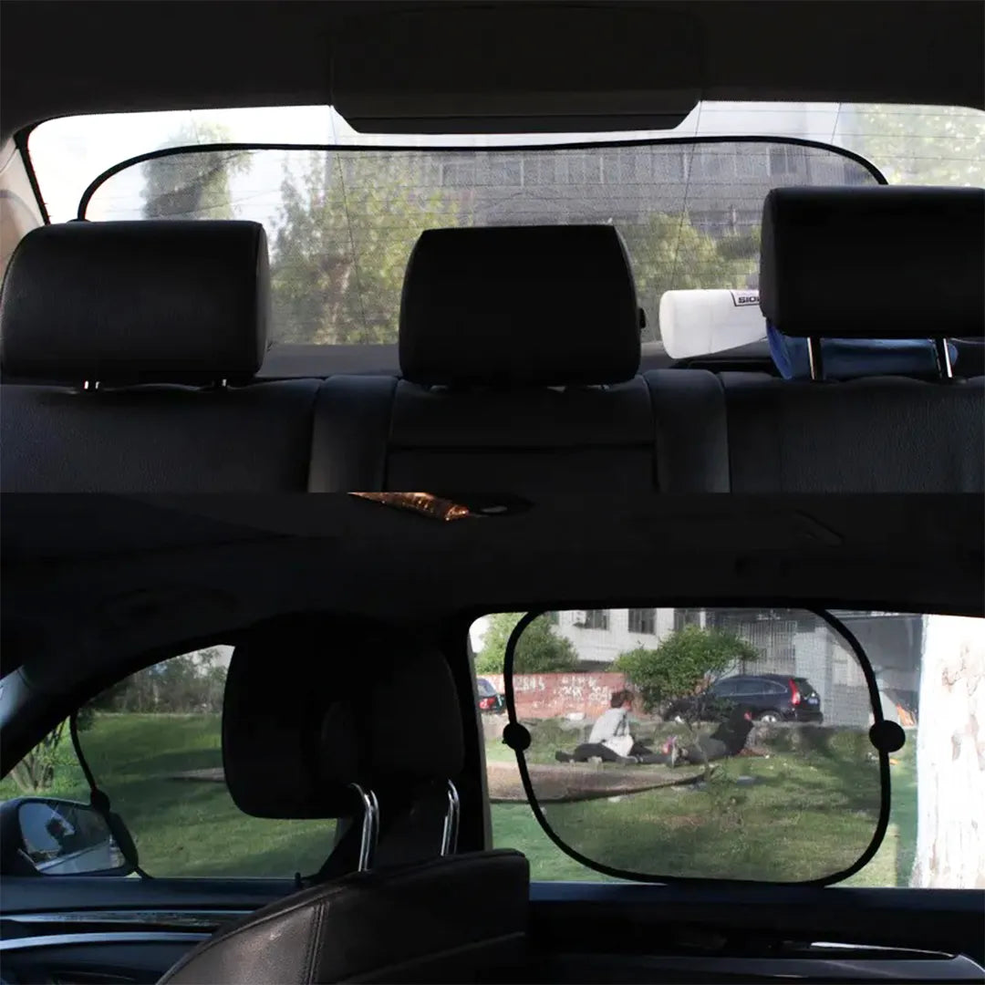 Set de 5 Piezas Parasol para Auto con Ventosa