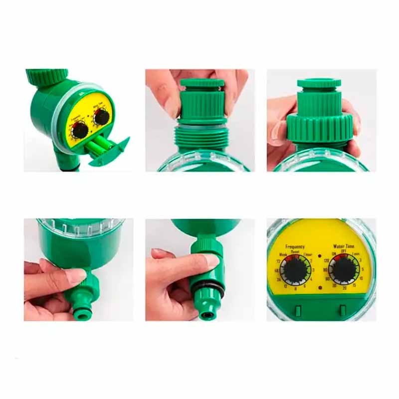 Timer para Riego Automatico con Adaptadores