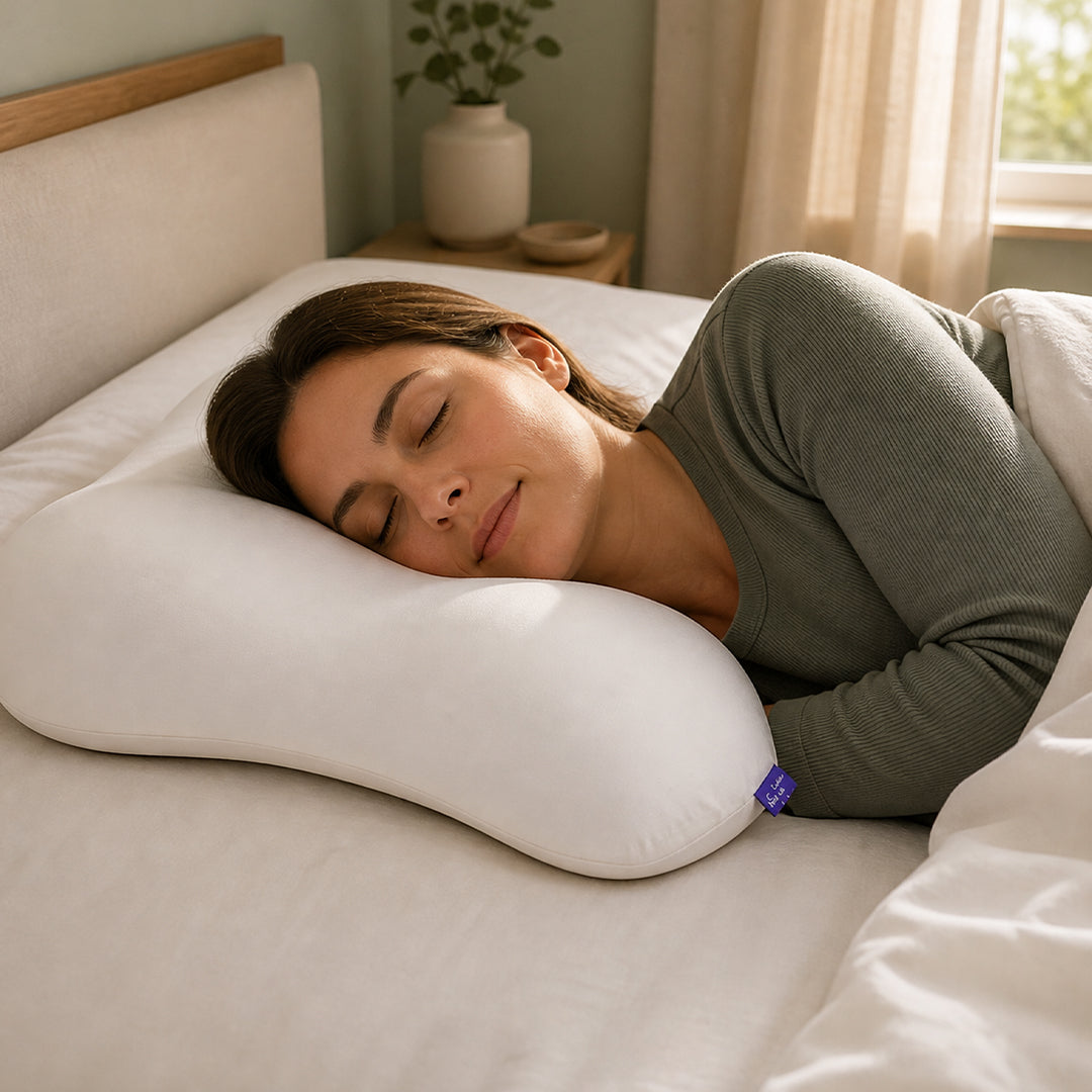 Almohada Cervical Ice Silk con Espuma Viscoelástica