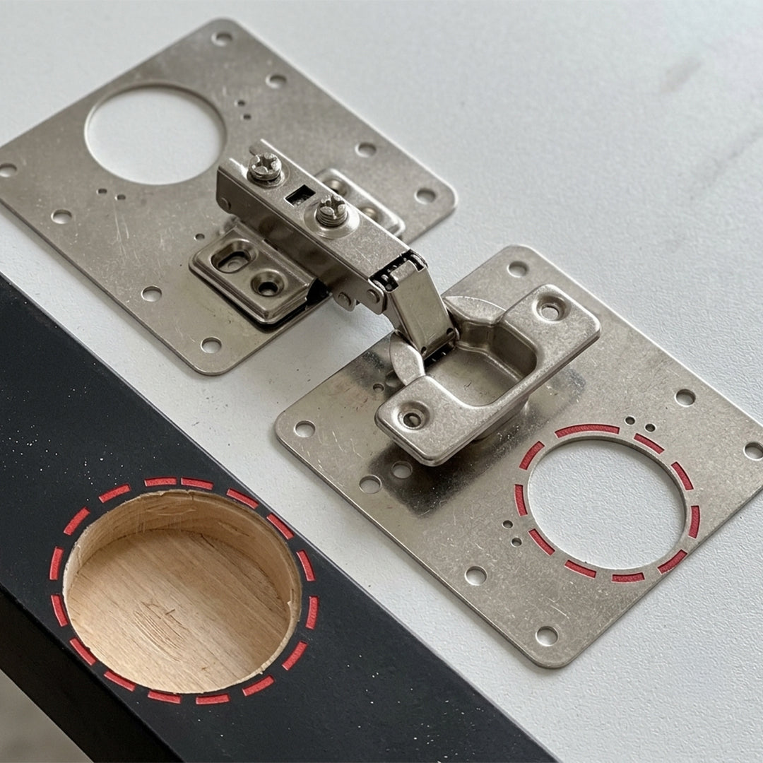 Pack de 4 Placas de Reparación de Bisagras