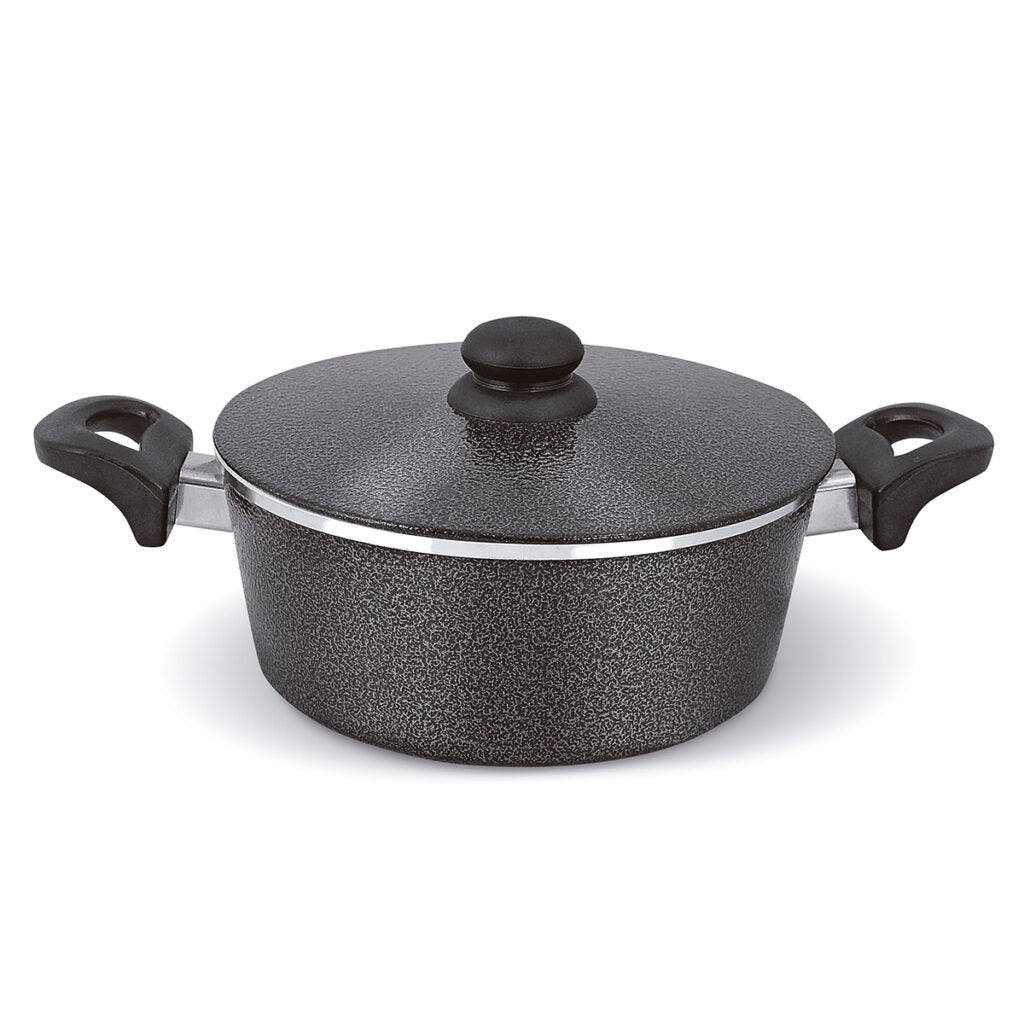 Cacerola Olla de Fundición Craquelada