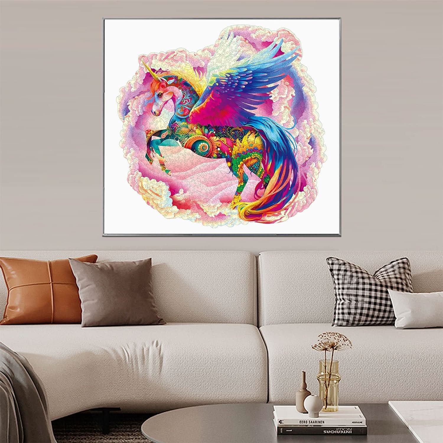 Puzzle de Madera de 300 Piezas Diseño Unicornio