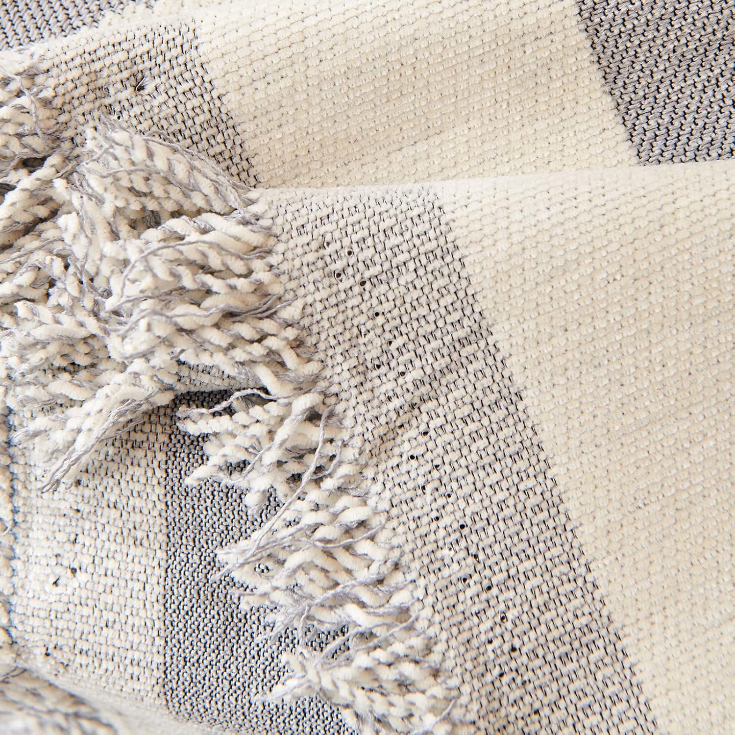 Manta Cubre Sofa de Chenilla Reversible