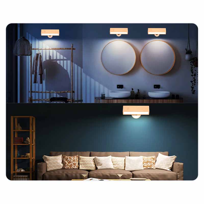 Lampara Led de Madera Lightwood 360 grados