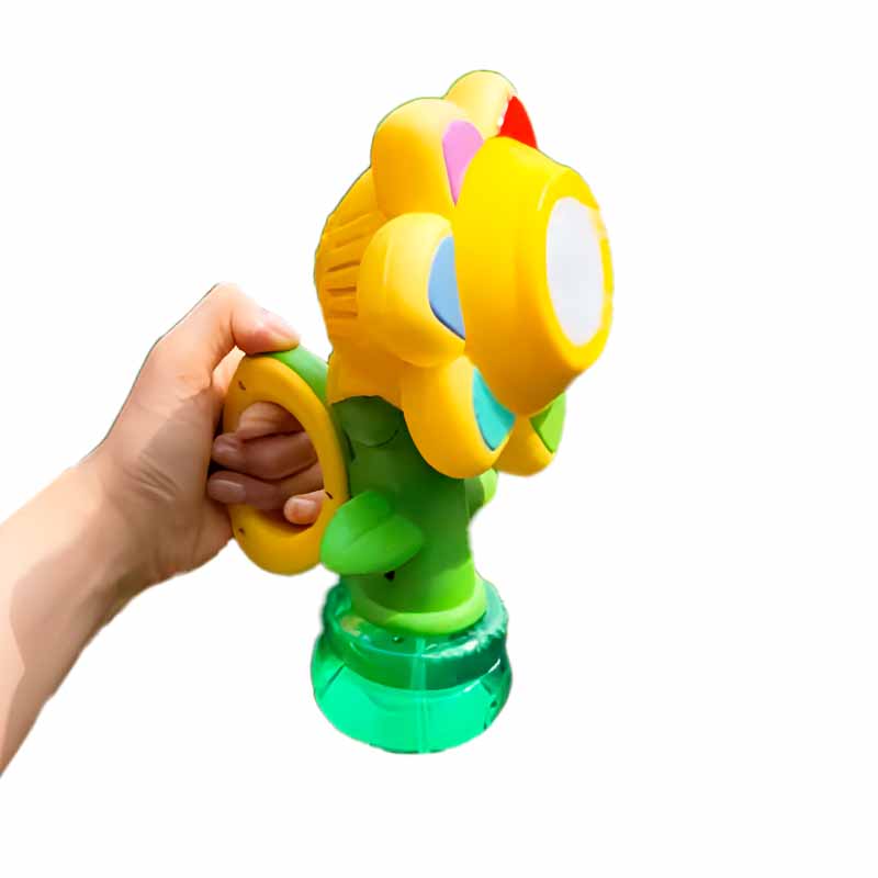 Burbujero Girasol a Bateria con Movimiento