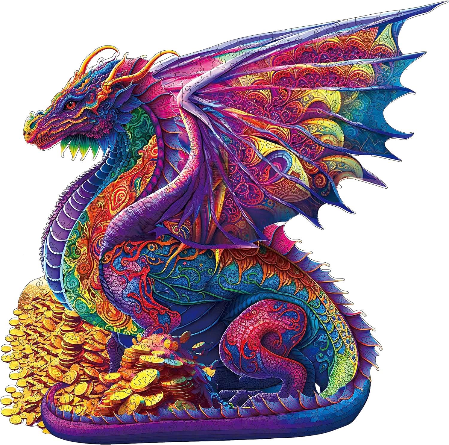 Puzzle de Madera de 300 Piezas Diseño Dragon