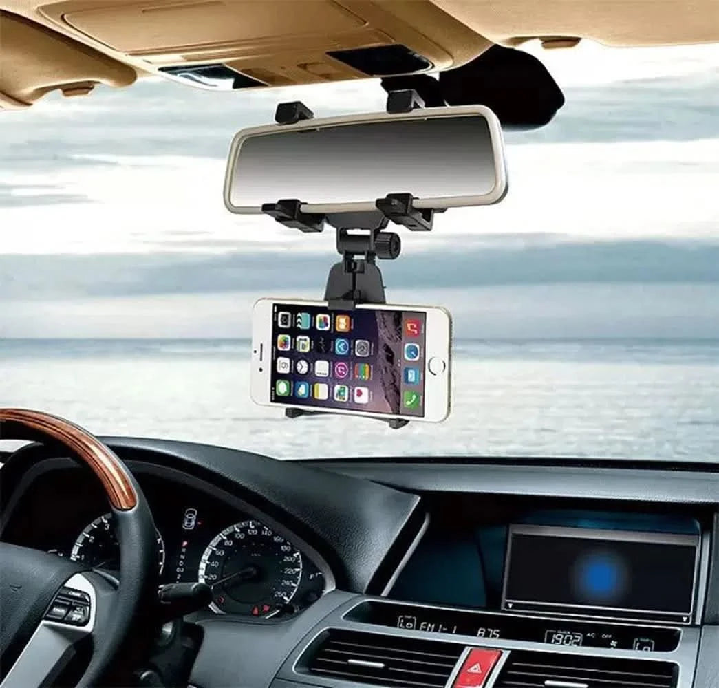 Soporte de Celular Para Auto Espejo Retrovisor Regulable