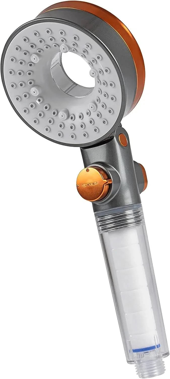 Cabezal Doble Cara de Ducha con 3 Modos y Filtro