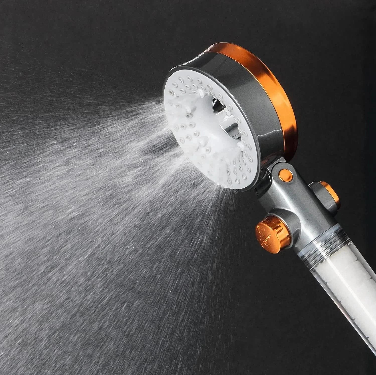 Cabezal Doble Cara de Ducha con 3 Modos y Filtro