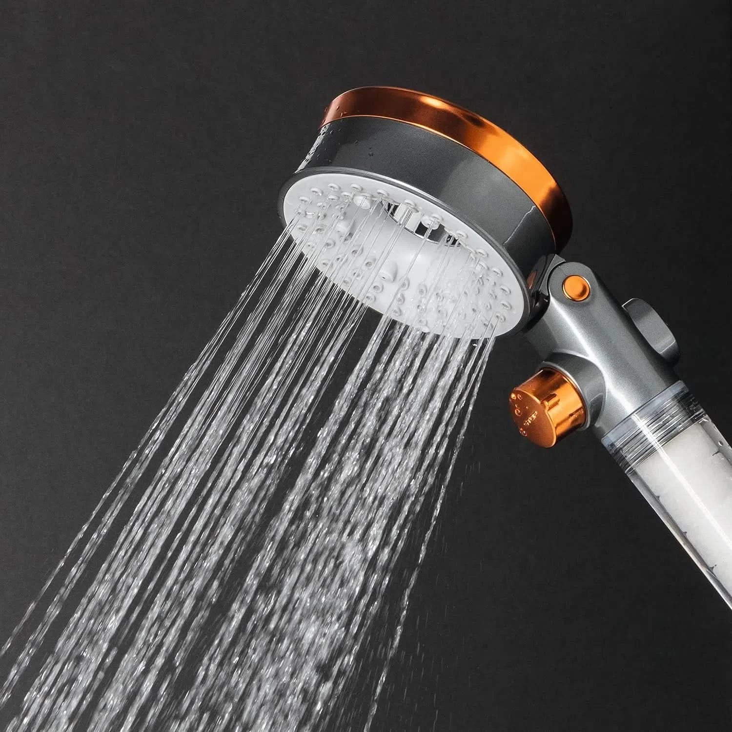 Cabezal Doble Cara de Ducha con 3 Modos y Filtro