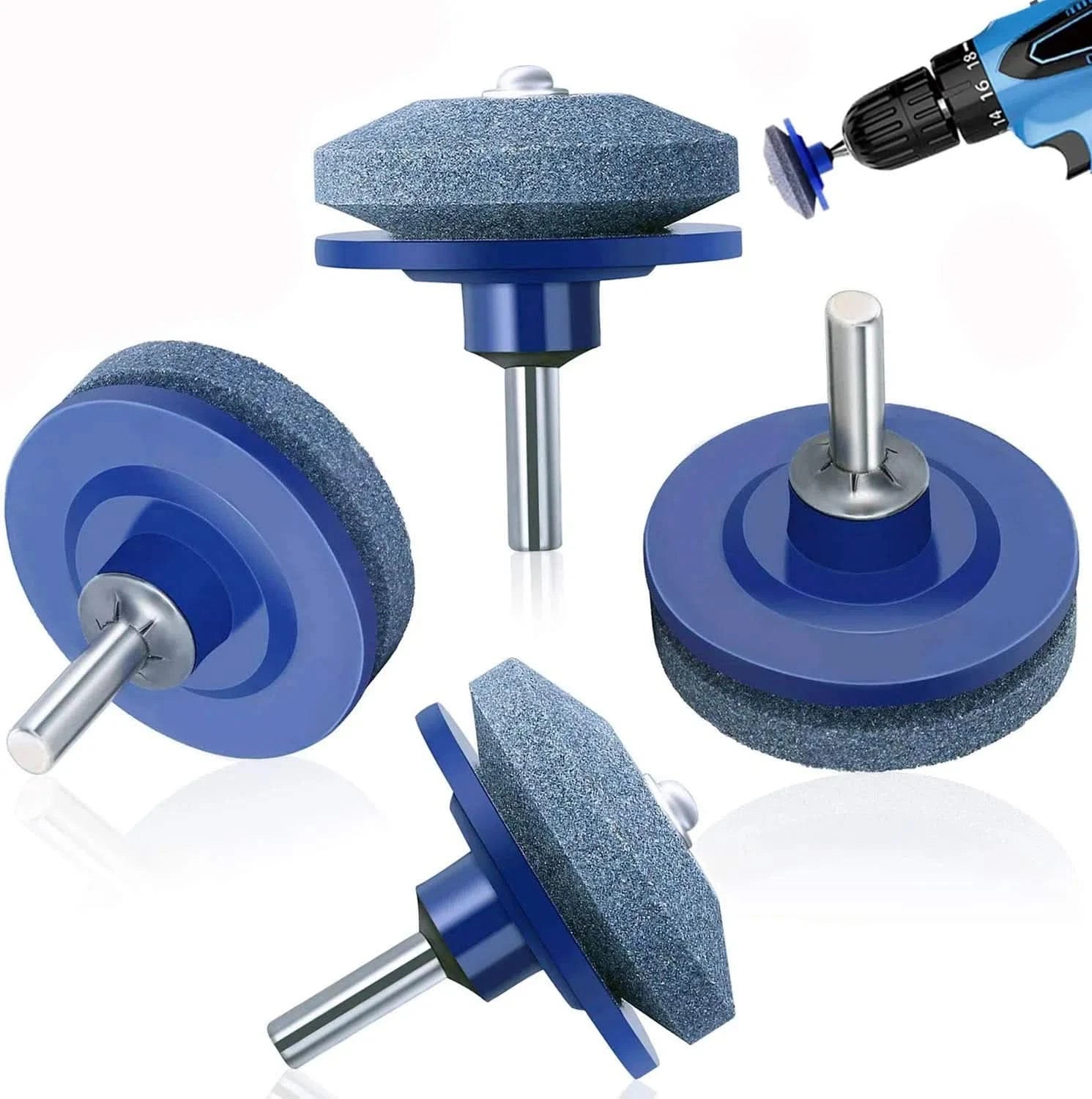 Set de 3 Piedras de Afilado para Cortadora de Césped